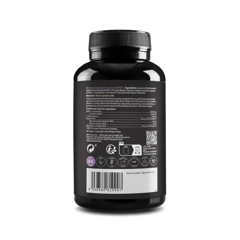 Zenement Nad Liposomal, 90 capsule vegane