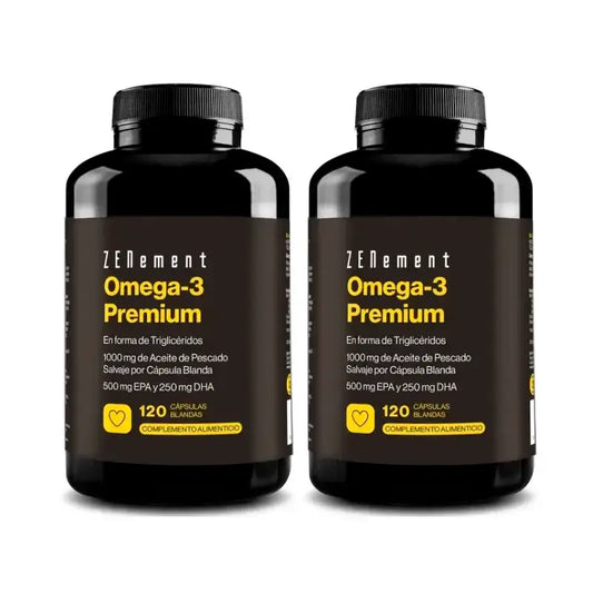 Zenement Omega-3 Premium, confezione da 2 x 120 softgel