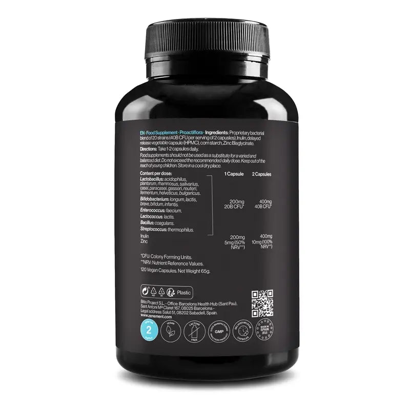 Zenement Proactiflora, 120 capsule vegane