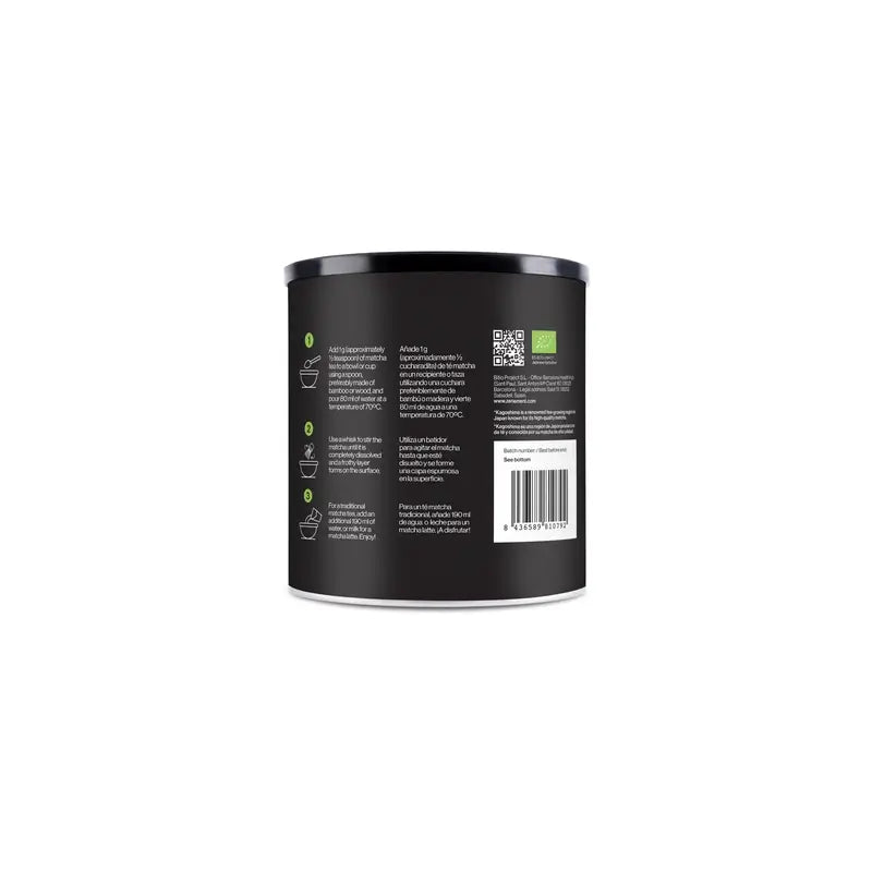 Tè giapponese Matcha organico di grado cerimoniale Zenement, 80 g