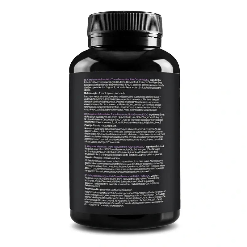 Zenement Trans-Resveratrolo e Nad+ con Aove, 90 Capsule Morbide
