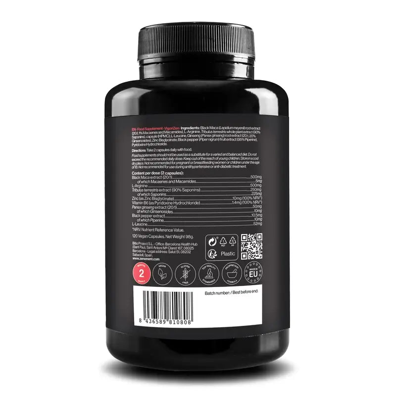Zenement Vigorizen, 120 capsule vegane