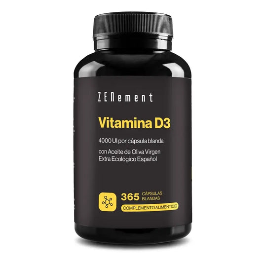 Zenement Vitamina D3 4000 UI, 365 capsule molli