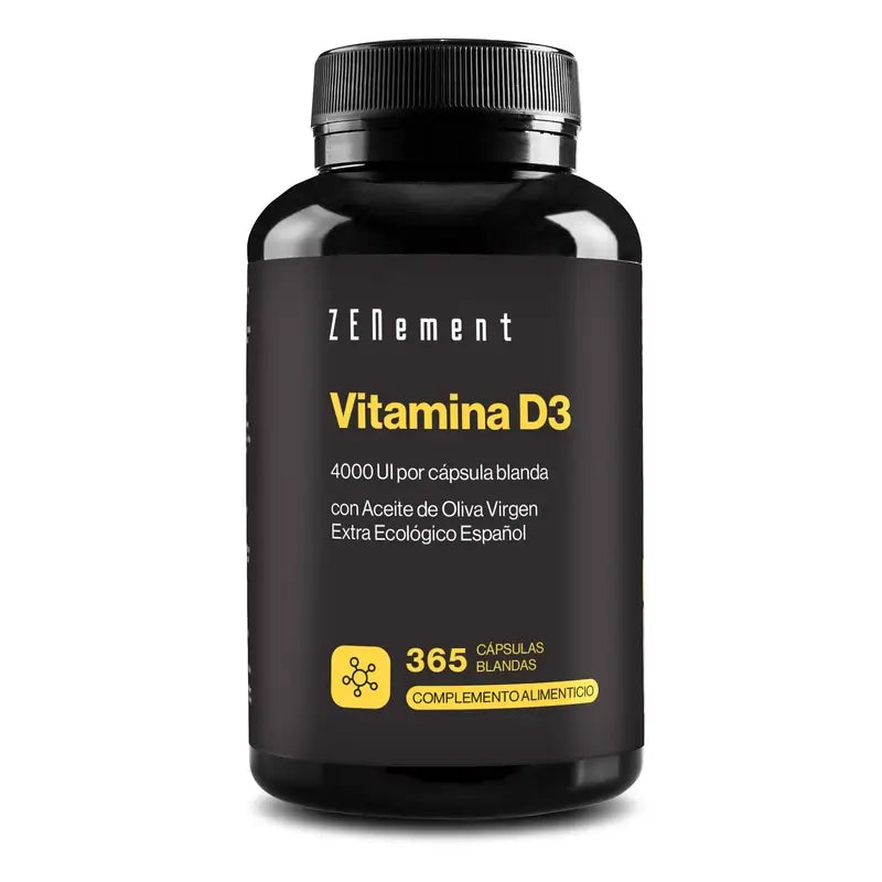 Zenement Vitamina D3 4000 UI, 365 capsule molli