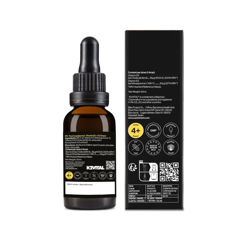 Zenement Vitamina D3 + K2 Gocce, 50 ml