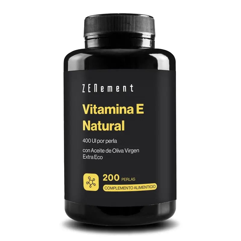 Zenement Vitamina E naturale 400 UI, 200 capsule molli