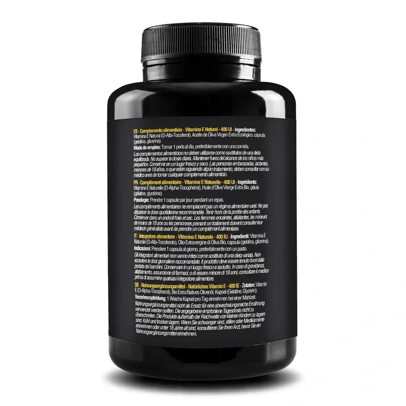Zenement Vitamina E naturale 400 UI, 200 capsule molli