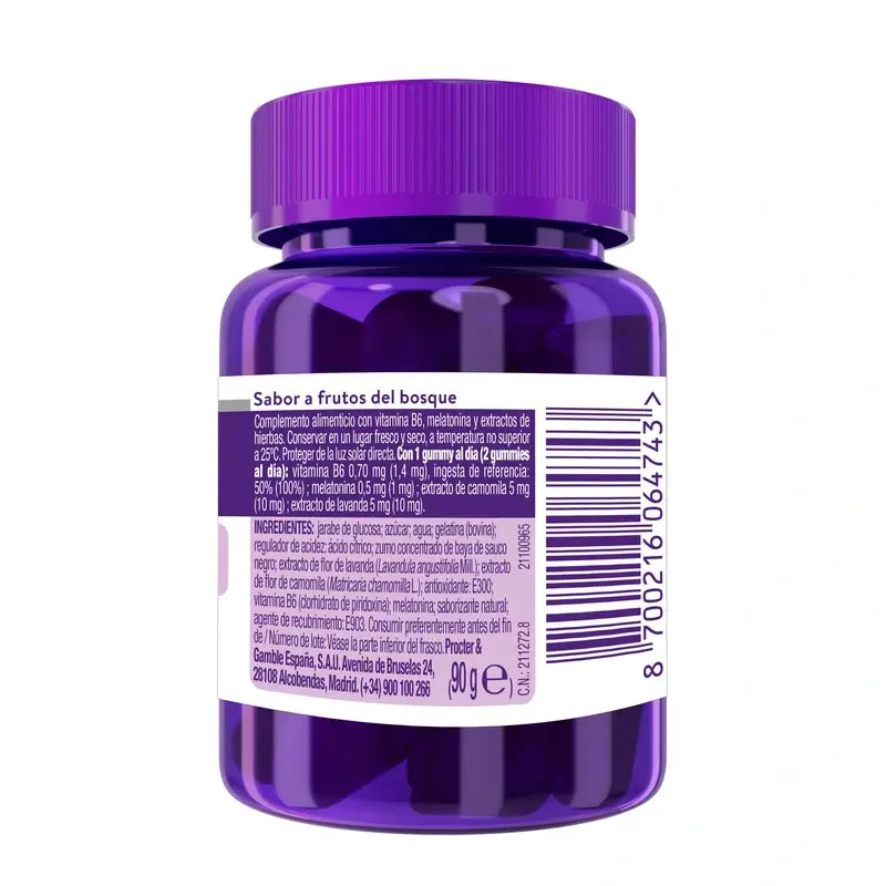 ZzzQuil Natura Kids Melatonina a basso dosaggio +3 anni, 30 gommine