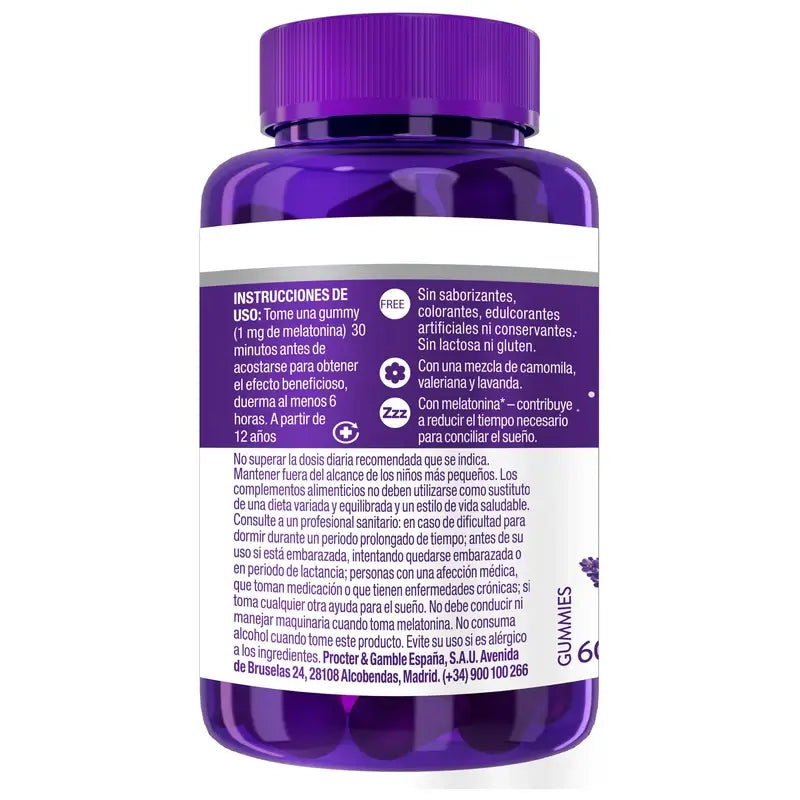 ZzzQuil Natura Melatonin, 60 Gommine
