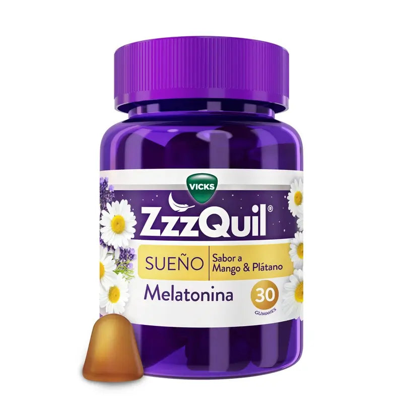 ZzzQuil Mango, Banana e Valeriana, 30 gommine