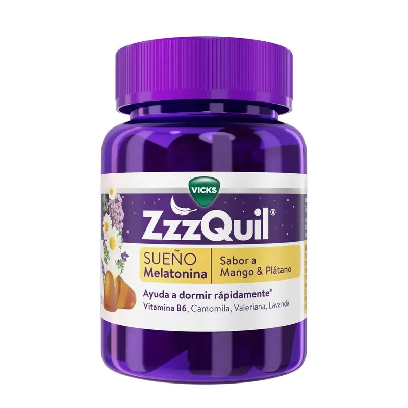 ZzzQuil Mango, Banana e Valeriana, 30 gommine