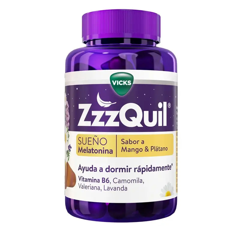ZzzQuil Mango, Banana e Valeriana, 60 Gommine