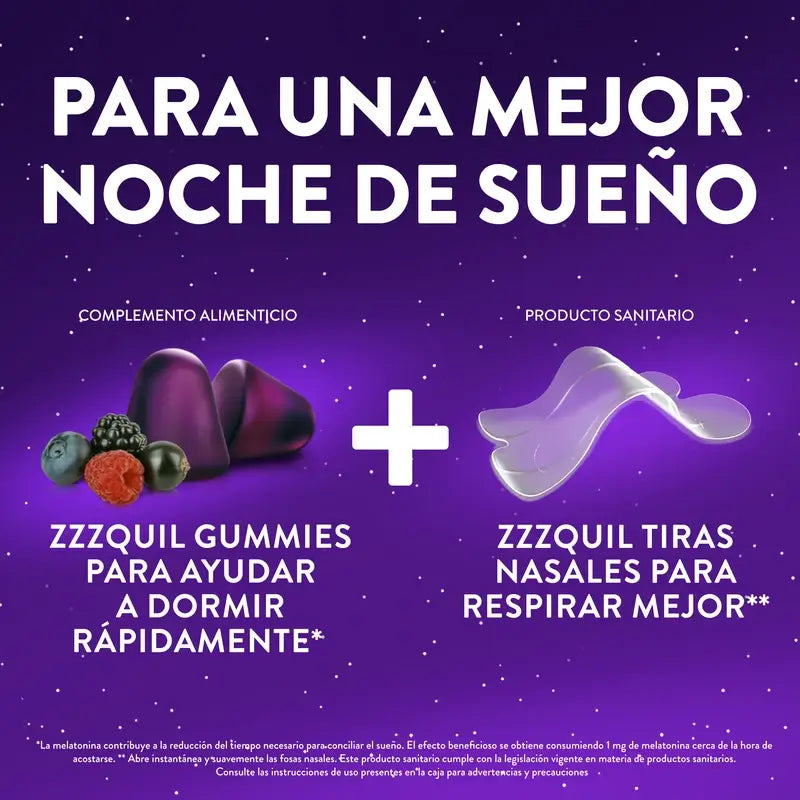 Zzzquil Sleep Strisce nasali, per respirare e dormire meglio, 10 strisce