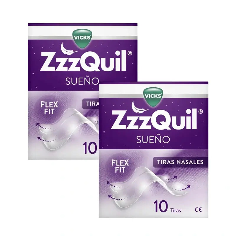 Zzzquil Sleep Strisce nasali, respira e dormi meglio, 2X10 strisce