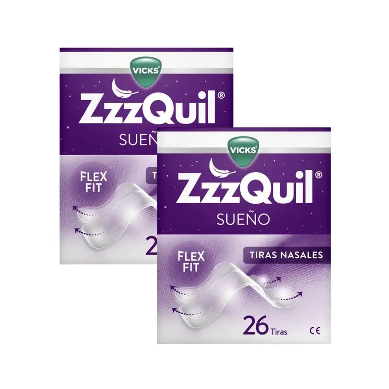 Zzzquil Sleep Strisce nasali, respira e dormi meglio, 2X26 strisce